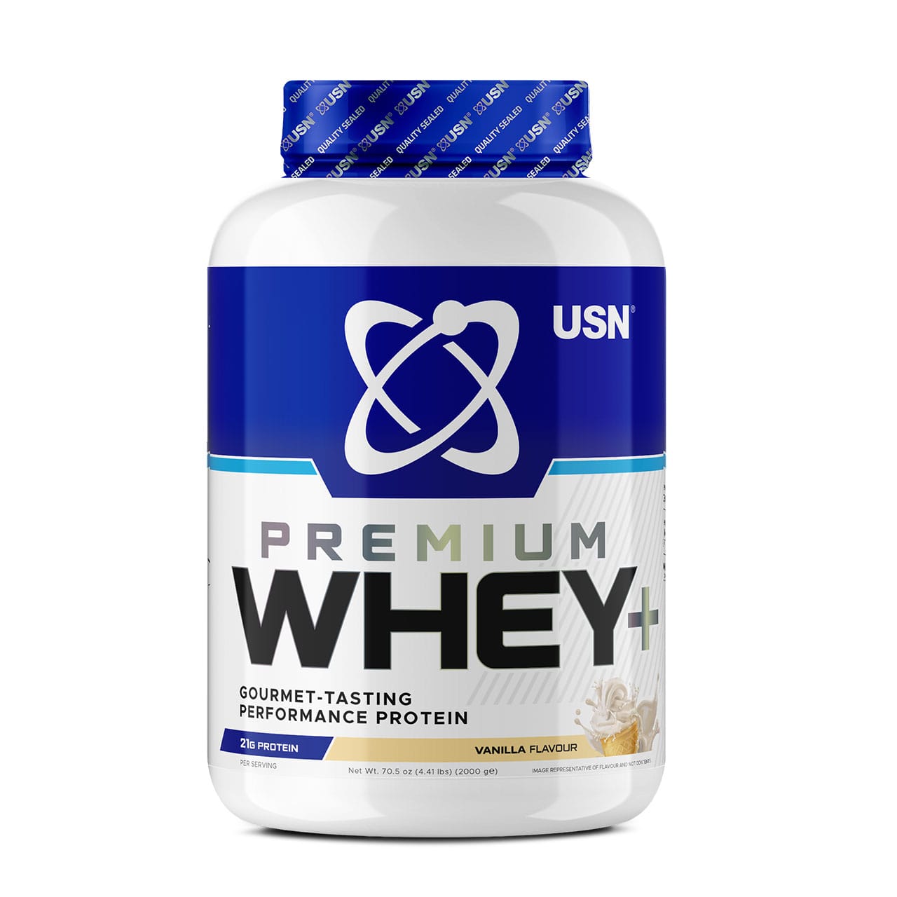 USN Whey+ Premium Protein Powder 2kg - Image 2