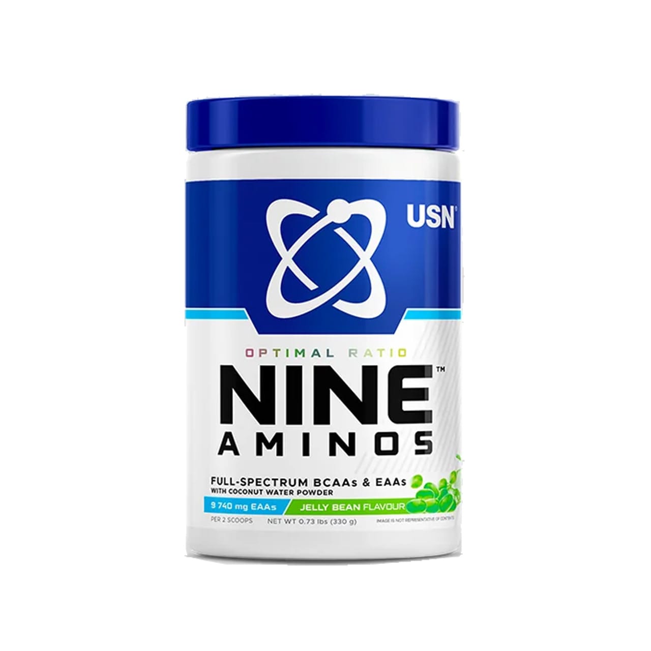 USN Nine Aminos, Ultimate Workout Hydration, BCAA & EAA Electrolyte Drink 330gr