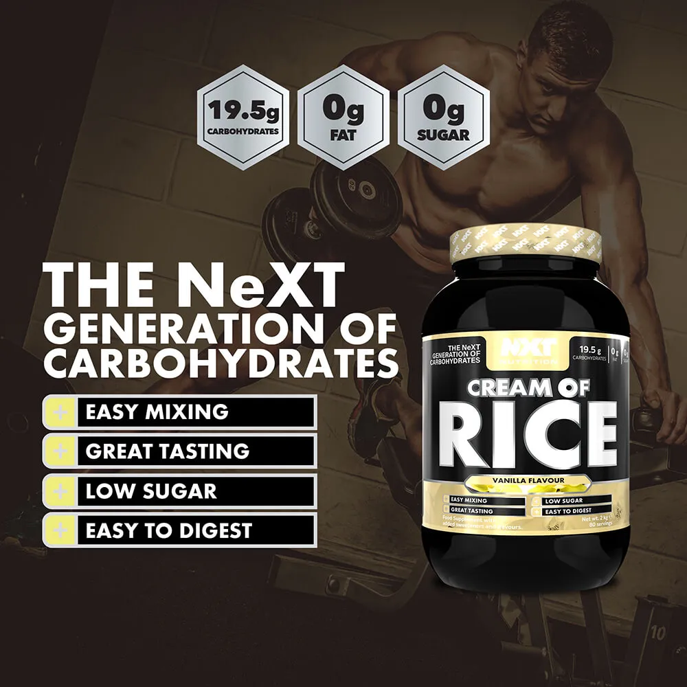 NXT Nutrition Cream Of Rice 2000gr - Image 3