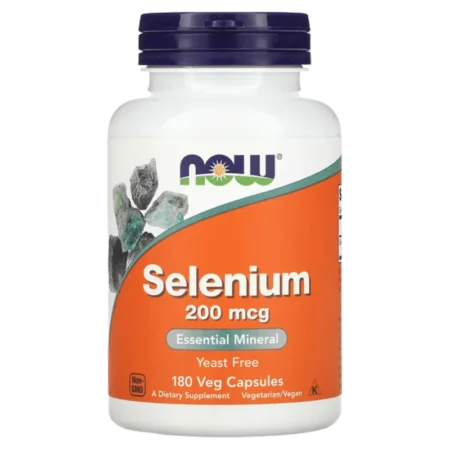 NOW Foods Selenium 200 mcg 180 Veg Capsules
