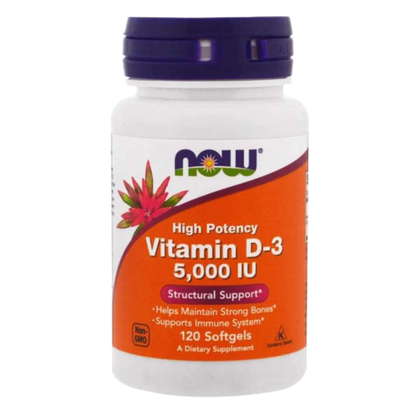 Now  Vitamin D3 120 Softgels 5000iu