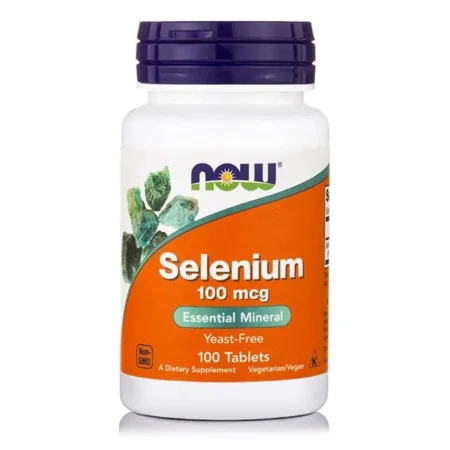 Now Selenium 100 mcg Yeast Free Vegetarian 100 tabs