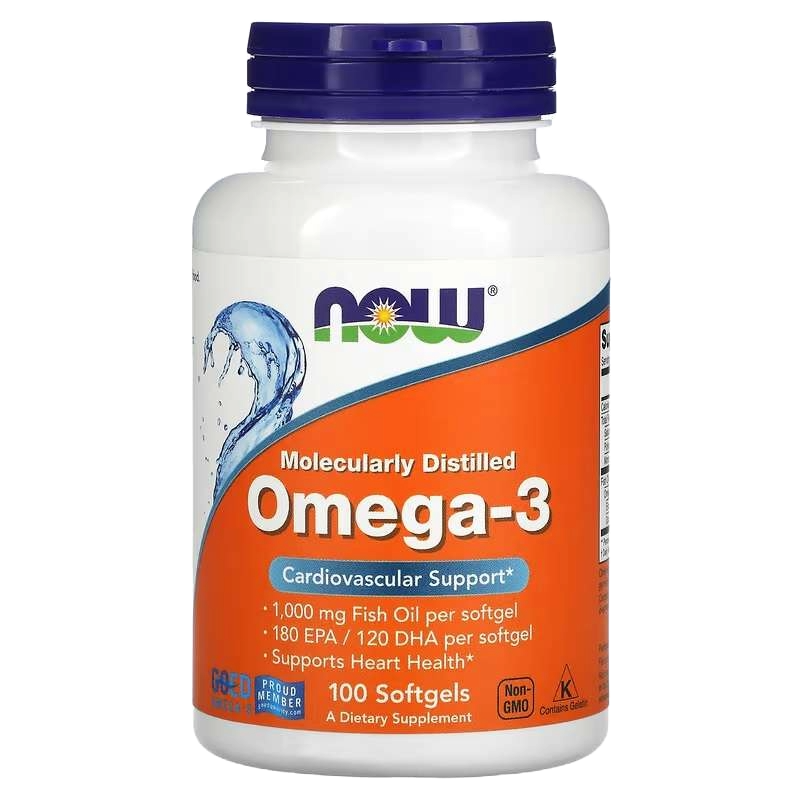 NOW Foods Omega 3 100 Softgels