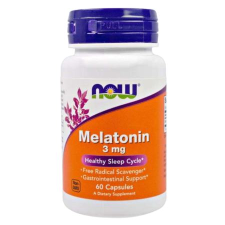 Now Foods Melatonin 3mg 60 Caps