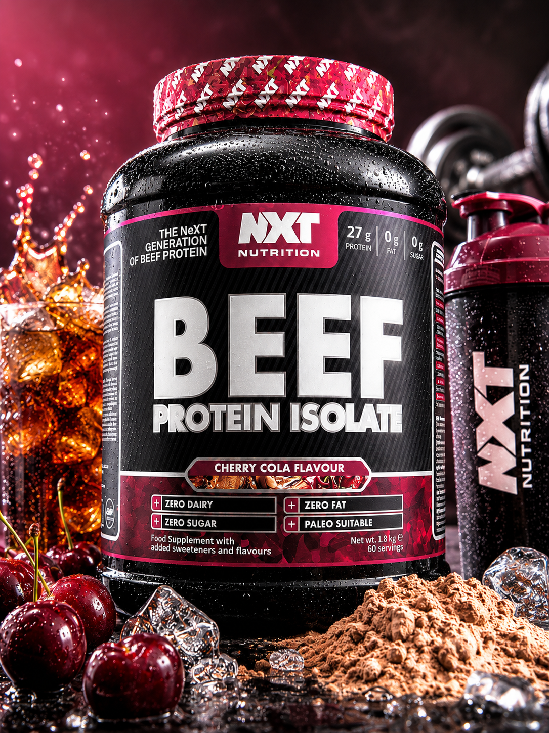 NXT Beef Protein Isolate 1.8kg - Image 3