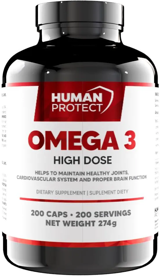 Human Protect Omega 3 HIGH DOSE – 200 Softgels