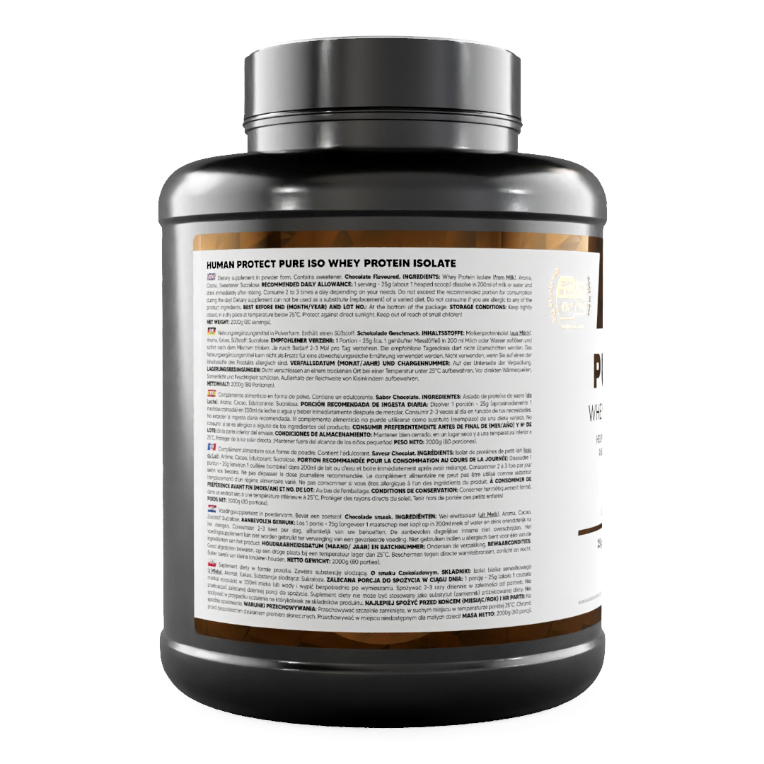 Human Protect Pure Iso 2000g Chocolate - Image 2