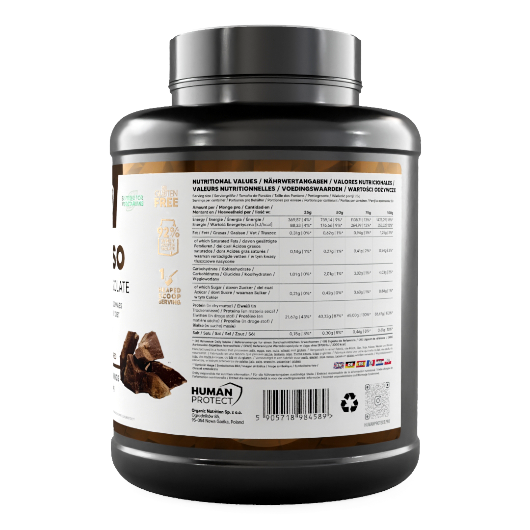 Human Protect Pure Iso 2000g Chocolate - Image 3