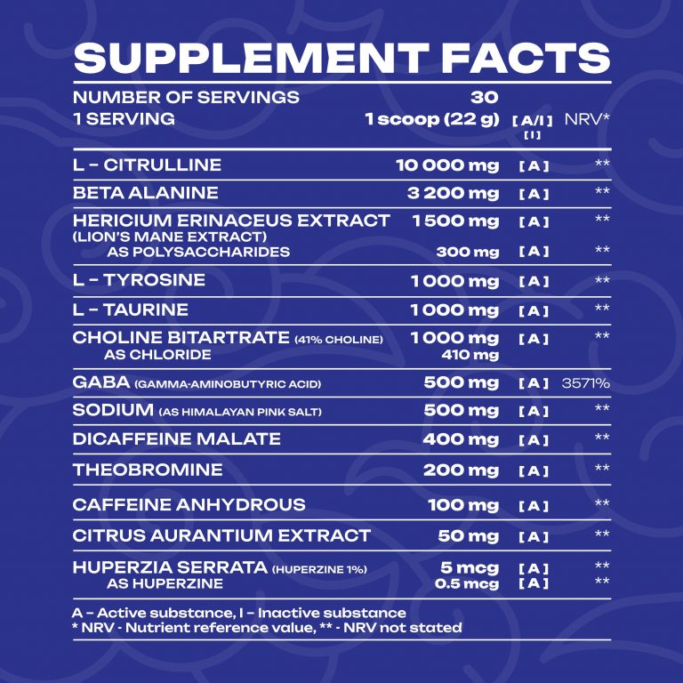 Veiny Pre Workout – Fatality 660g - Image 2