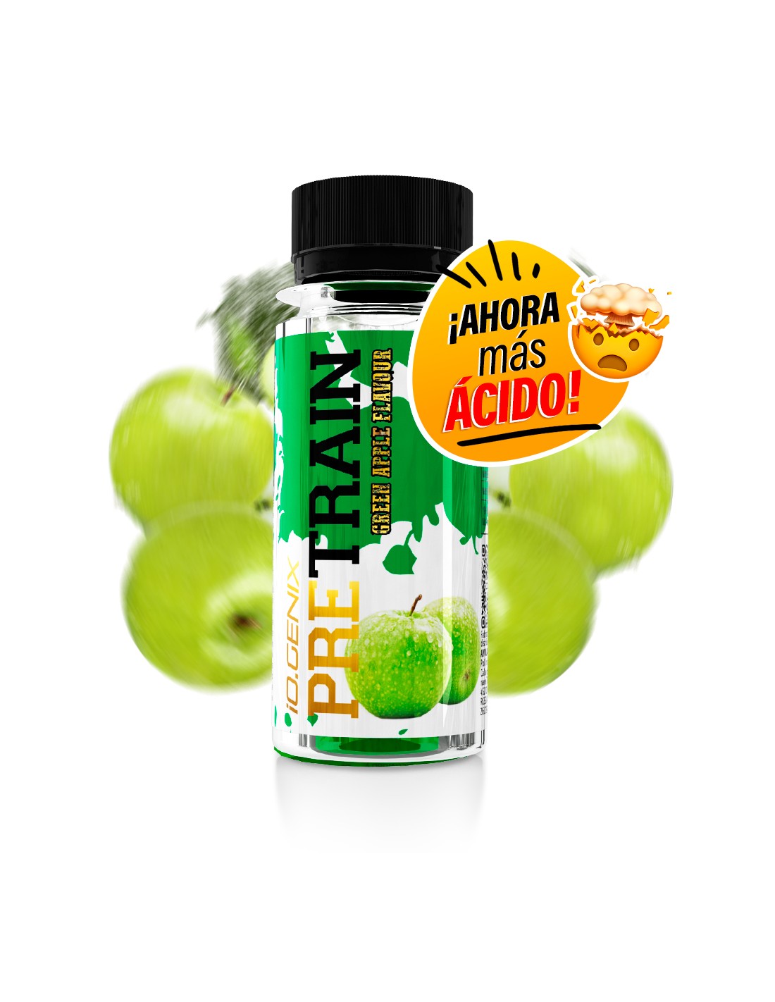 IO.GENIX PRE WORKOUT RUSSIAN ROULETTE VIAL 60ML – APPLE