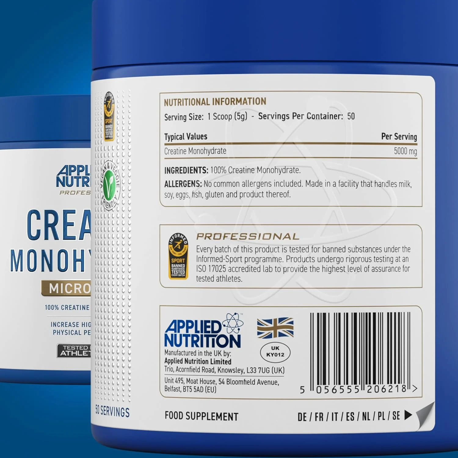 Applied Nutrition Creatine Monohydrate - Image 2