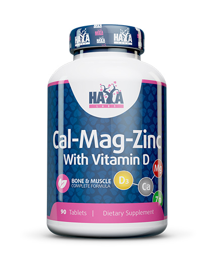 HAYA LABS Calcium Magnesium & Zinc with Vitamin D 90 Tabs