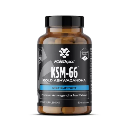 Polleo KSM-66 Gold Ashwagandha, 60 capsules