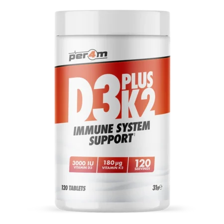 Per4m Vitamin D3 Plus K2 120 Tablets
