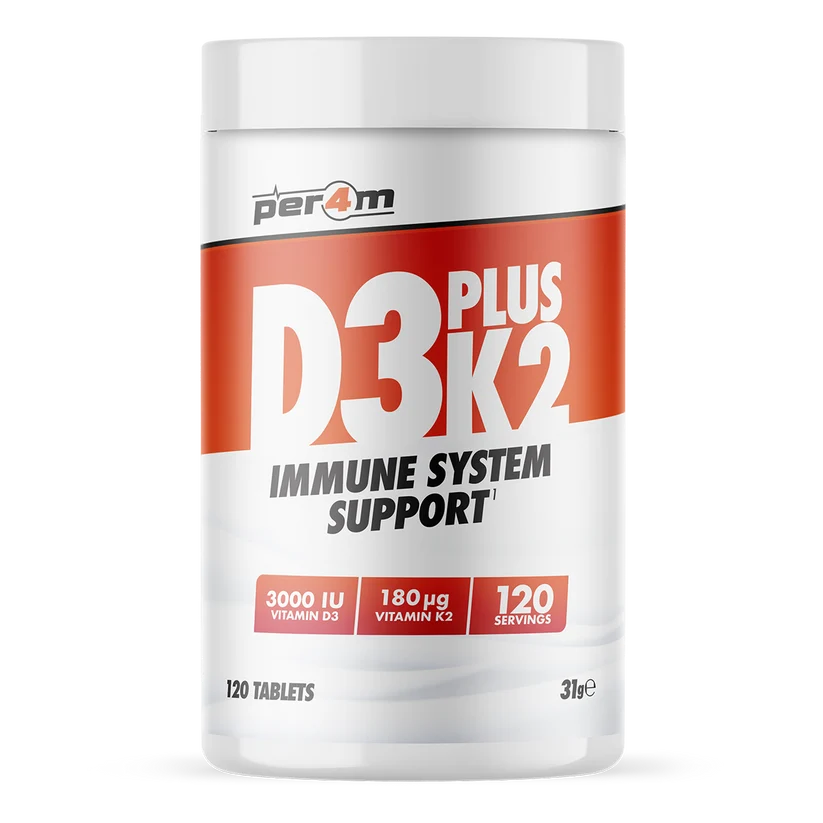 Per4m Vitamin D3 Plus K2 120 Tablets